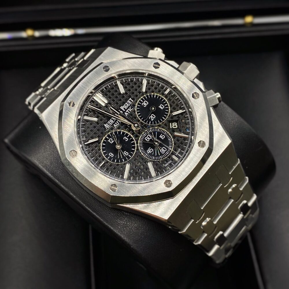 Audemars Piguet Royal Oak Chronograph Black Dial 41mm Stainless Steel Watch 26320ST.OO.1220ST.01