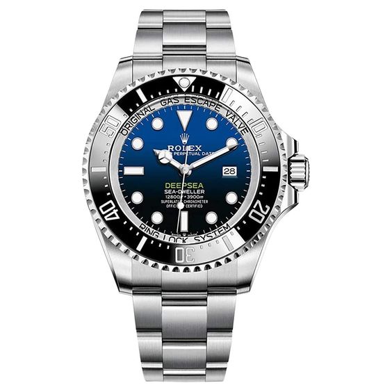 Rolex Sea Dweller Deepsea 44 Deep Blue Dial Stainless Steel Men's Watch 116660