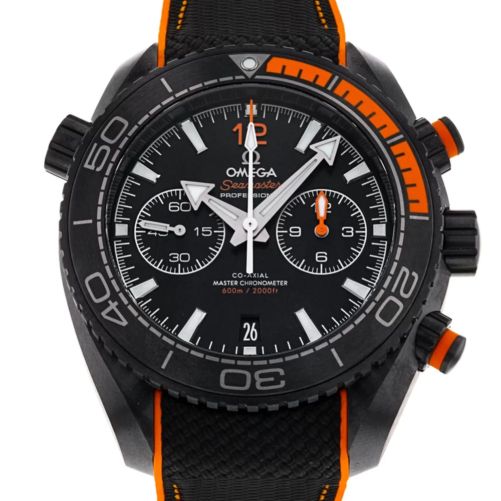 Omega Seamaster Planet Ocean Chronograph Automatic Black Dial Men’s Watch 215.92.46.51.01.001