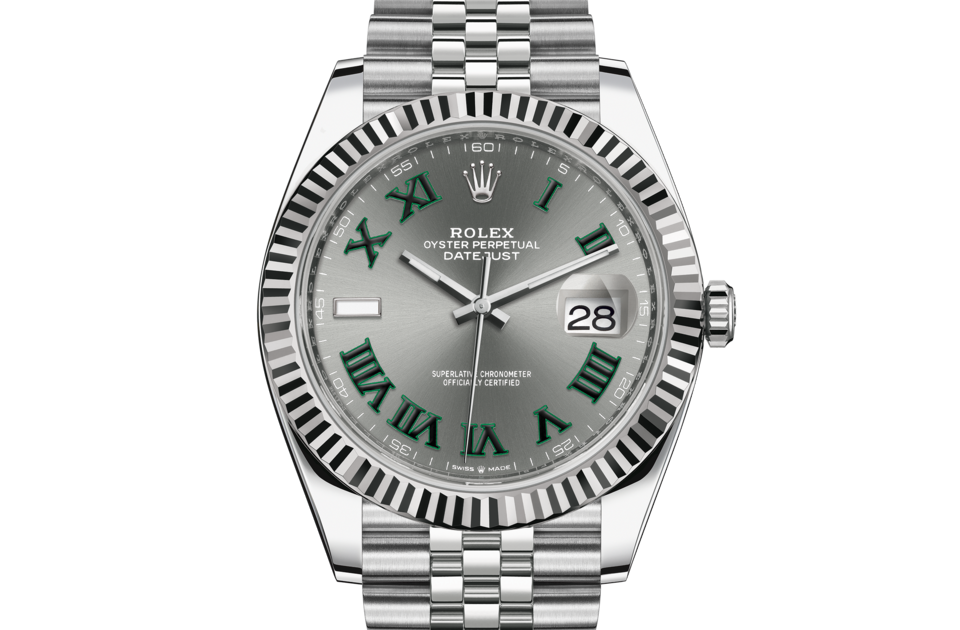 Rolex  Datejust  41 Oyster, 41 mm, Oystersteel M126334-0022