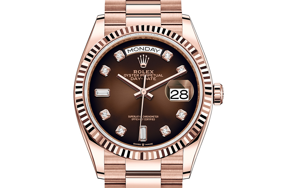 Rolex Day-Date 36 Oyster, 36 mm, Everose gold m128235-0037