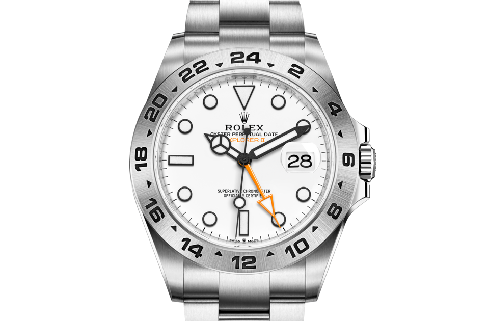 Rolex EXPLORER II Oyster, 42 mm, Oystersteel m216570-0001