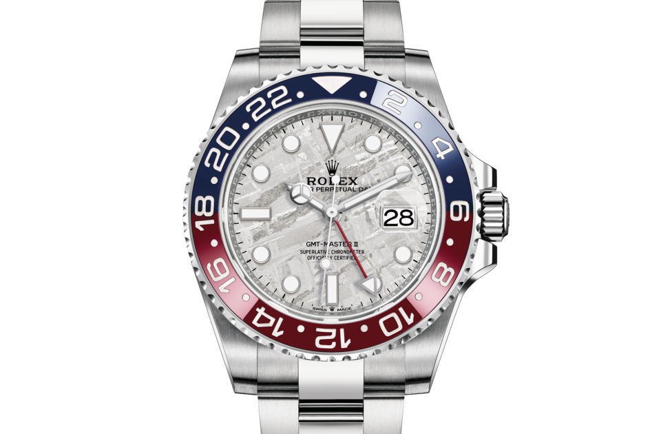 Rolex GMT-MASTER II Oyster, 40 mm, white gold WATCH M126719BLRO-0002