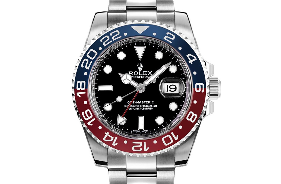 Rolex GMT-MASTER II Oyster, 40 mm, Oystersteel m126710blro-0001