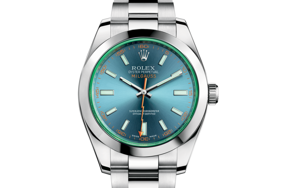 Rolex  MILGAUSS  Oyster, 40 mm, Oystersteel M116400GV-0002