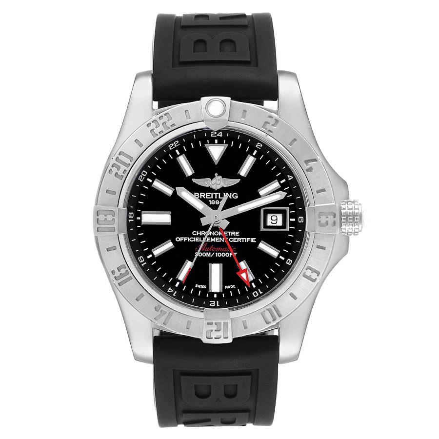 Breitling Avener II GMT Black Dial Men's Watch A3239011-BC35