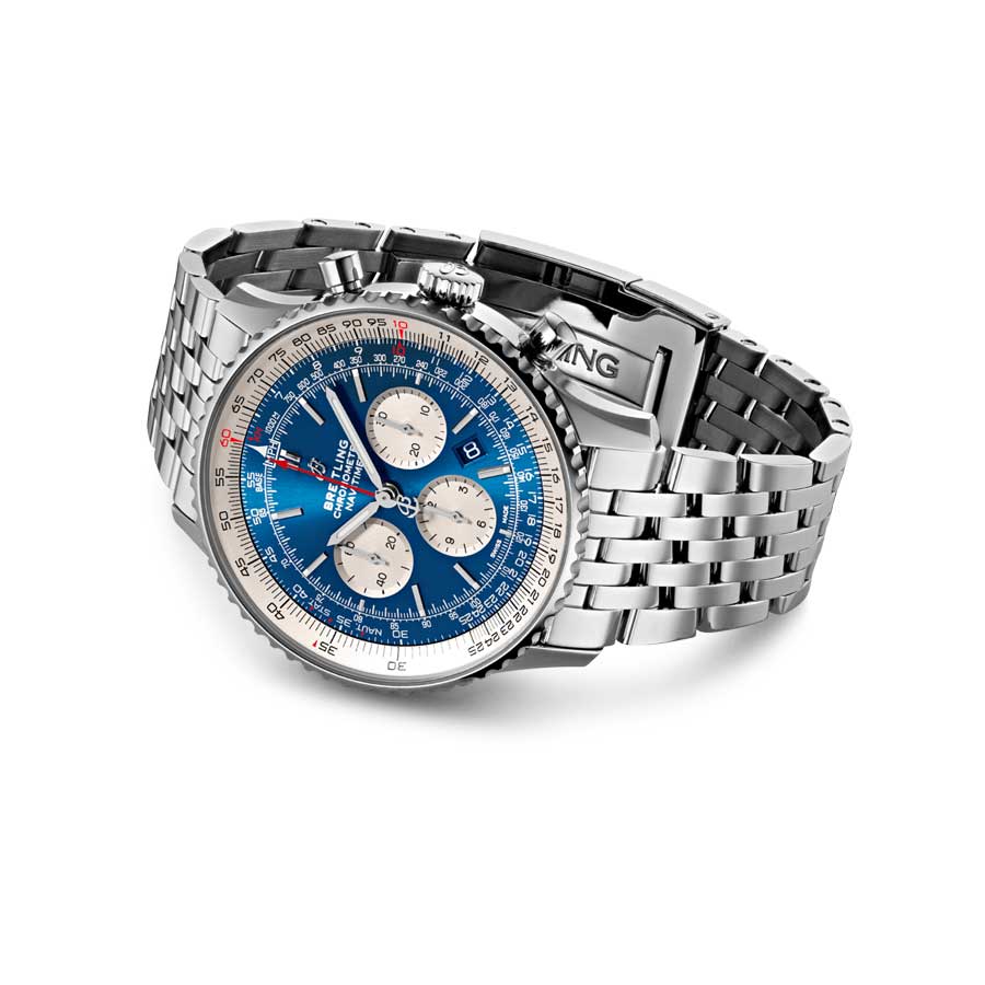 BREITLING Navitimer 1 Chronograph Automatic Chronometer Blue Dial Men's Watch AB0121211 C1A1