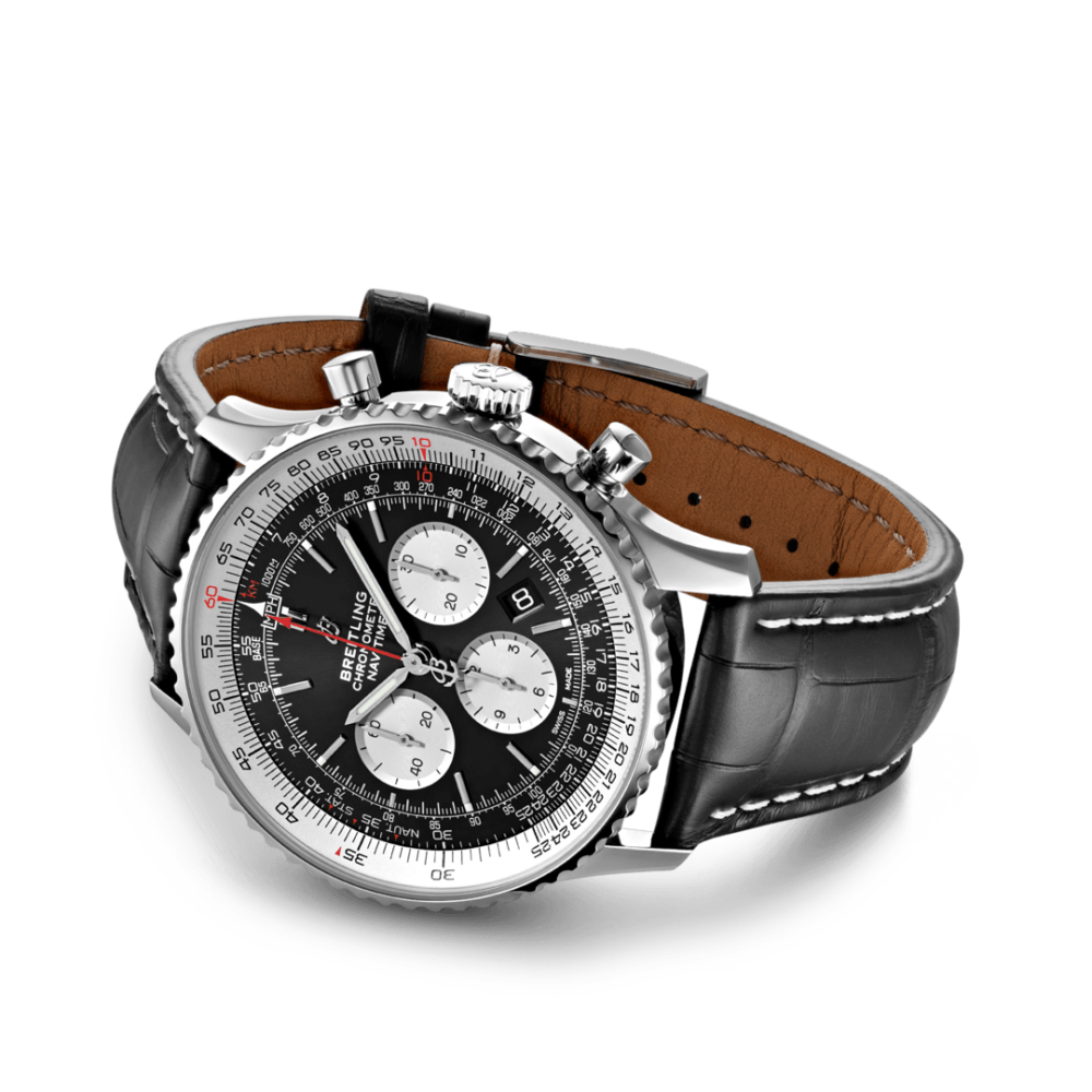 Navitimer 1 Chronograph Black Dial Men's Watch AB0127211B1P2