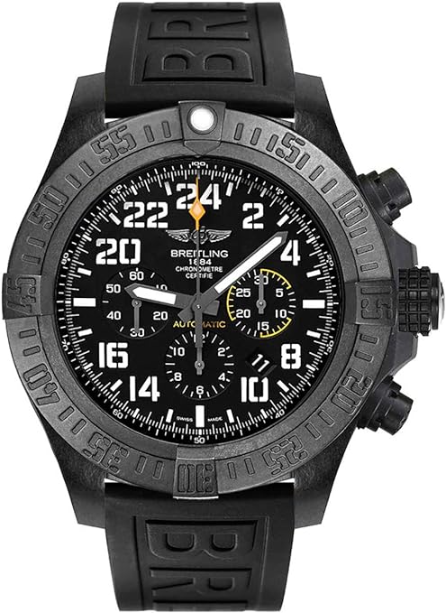 Breitling Avenger hurricane Black Rubber Men's Watch XB1210E4-BE89