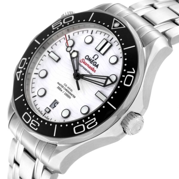 Omega Seamaster Automatic Chronometer White Dial Men’s Watch 210.30.42.20.04.001